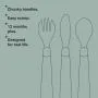 Big Kids Stainless Steel First Cutlery Set