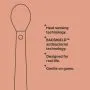 Softee weaning spoons key line drawing with bullet points