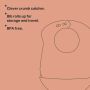 roll n go bib key line drawing with bullet points