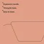 Easy scoop bowl key line drawing with bullet points