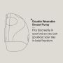 Wearable breast pump infographic 