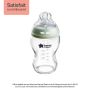 Biberon en verre Natural Start sur fond blanc