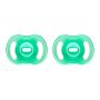 Ultra-light Night Glow soothers on a white background.