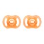 Ultra-light Night Glow soothers on a white background.