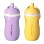 Two insulated sporty spout cups on a white background