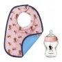 Milk bib and Natural Start bottle against a white background