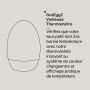 Groegg2 Veilleuse thermometre