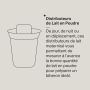 Distributeurs de lait en poudre infographie