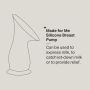 Silicone breast pump infographic 