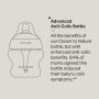 Advanced anti-colic bottle infographic
