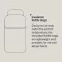 Insulated bottle bag infographic