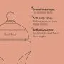 Line drawing of baby bottle with key feature bullet points