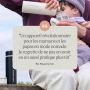Image d&apos;un parent préparant un repas à l&apos;aide des flacons PrepGo avec un enfant en bas âge assis sur ses genoux et texte en surimpression d&apos;un commentaire sur le produit