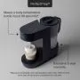 Perfect Prep machine against a grey background with product feature pointers