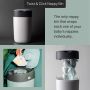 Grid style asset with 3 images of Twist & Click bin and product feature text   