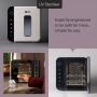 Grid style asset with 3 images of UV steriliser and product feature text  