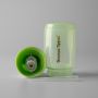 Green Active Straw cup components laid out against a grey background