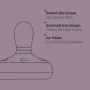 Key line of breast like soother with features listed next to it