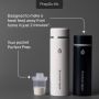 PrepGo Set against a grey background with product feature pointers