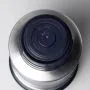 Close up aerial shot of the thermal flask