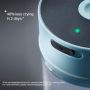 Close up of power button on Colicsoothe with USP tagline 