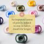 Ultra-light StayPut colour range being text about improved centre of gravity.