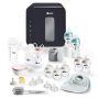 Products included in the ultimate breastfeeding bundle. Including steriliser, perfect prep machine, bottles and accessories.