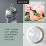 Grid style asset with 3 images of Natural Start bottle and product feature text