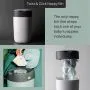 Grid style asset with 3 images of Twist and Click bin and product feature text