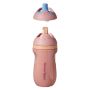 Insulated Sporty Spout and Straw Cup against a white background