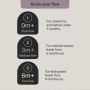 Info-graphic explaining the flow rates of the different bottle teat sizes available