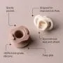 StayPut Pocket holder and Ultra-light soother with key feature pointers.