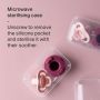 StayPut Pocket™ and soother in a steriliser case with details on how to use.