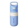 One on-the-go straw cups on a white background