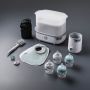 Complete kit against a grey background