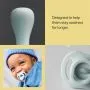 Close-up shots of the Ultra-light StayPut pacifier