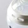Close up of sterilizing vents on the Natural Start baby bottle ring.