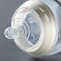 Close up of Natural Start baby bottle’s sterilising vents and teat