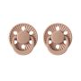 The Style Edit soothers in Warm Terracotta on a white background.