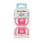Ultra-light Night Glow soothers in a packaging box on a white background.
