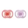Ultra-light StayPut pacifiers on a white background.