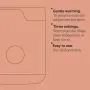 Easiwarm bottle warmer keyline drawing with product feature bullets