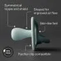 Side shot of an Ultra-light pacifier with key feature pointers.