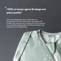 Swaddle Bag on dark grey background with product USP tagline and disclaimer