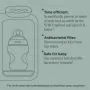 Line drawing of the Perfect Prep Day & Night with key feature bullet points