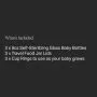 List of what&apos;s included: 3 glass bottles