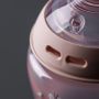 Close up of sterilizing vents on the Natural Start baby bottle ring.