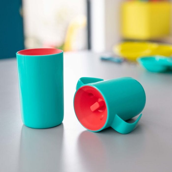 Little boy drinking form the Insulated 360 Cup