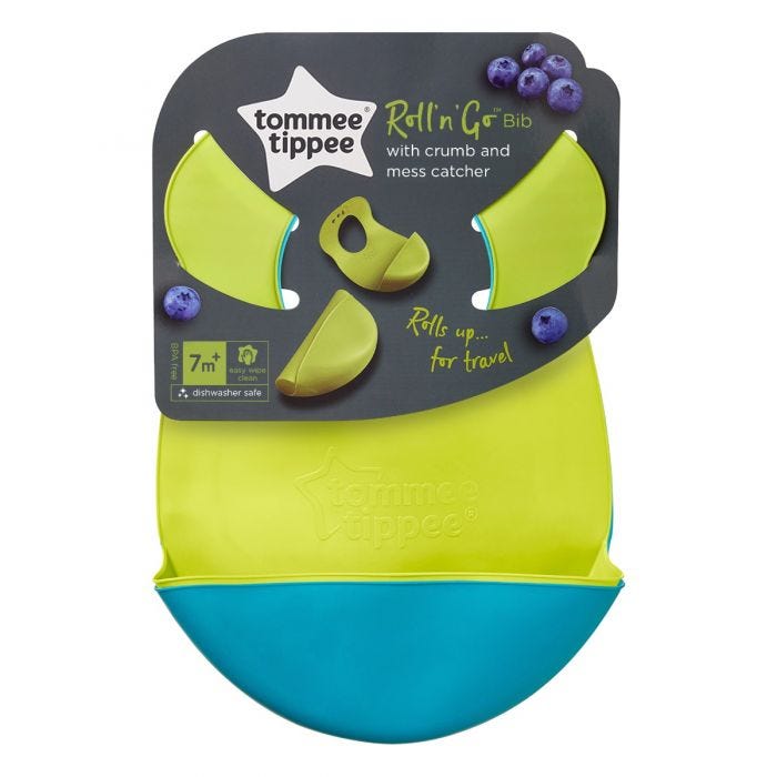 Roll and Go Bibs  packaging