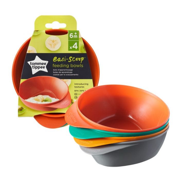 Easi-Scoop Feeding Bowls - 4 pack